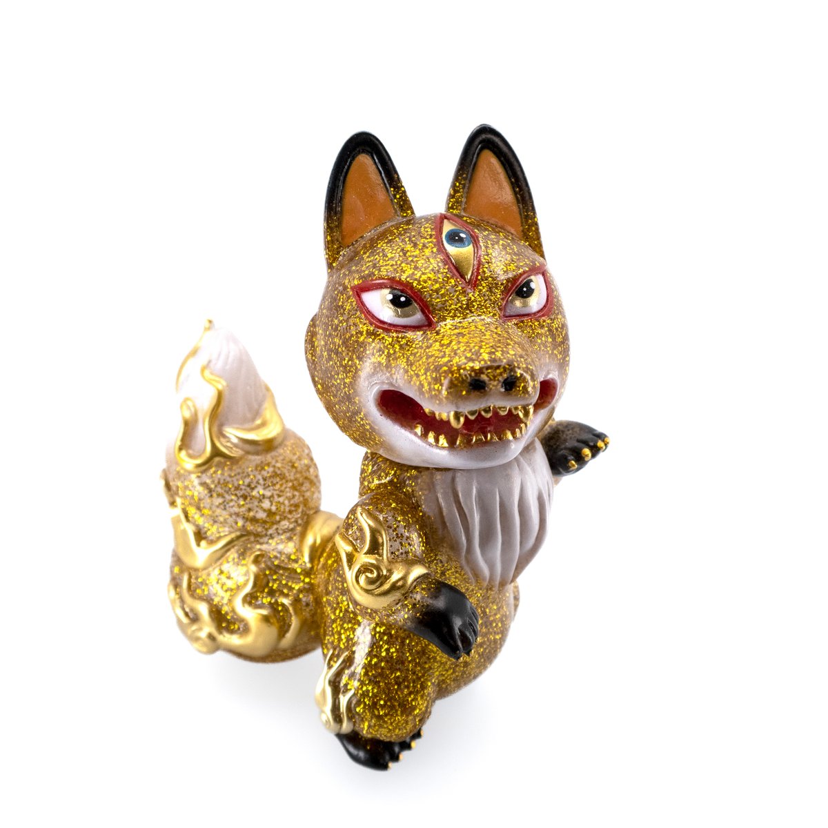 Frog Tree Candie Bolton 和狐龍　ソフビ　2体セット Golden Kitsura | Candie Bolton